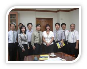 2010年3月份-金色山莊安排Wintec海外部主任至台灣參訪