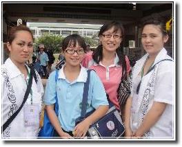 金色山莊安排紐西蘭學生至屏東南榮國中體驗寄宿家庭